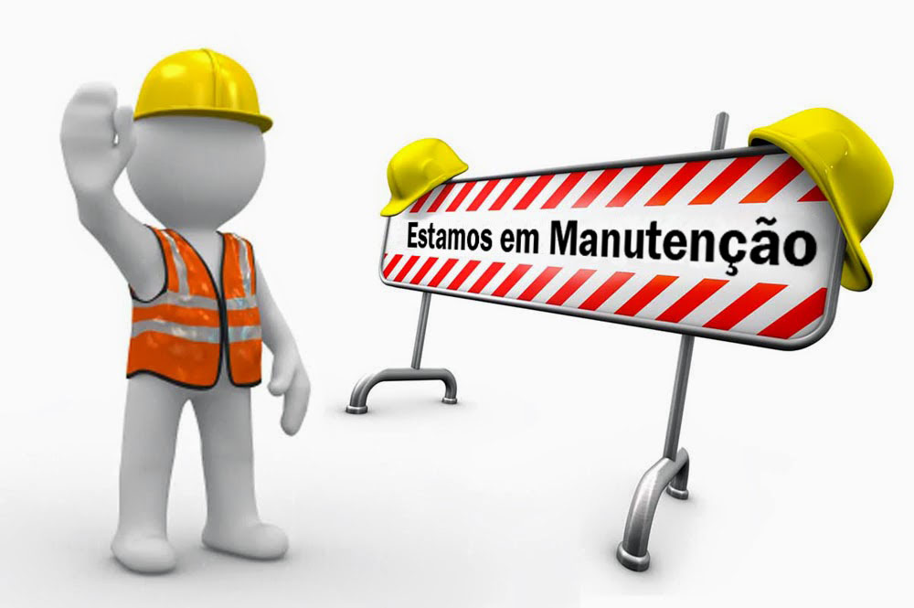 Estamos em manutenção